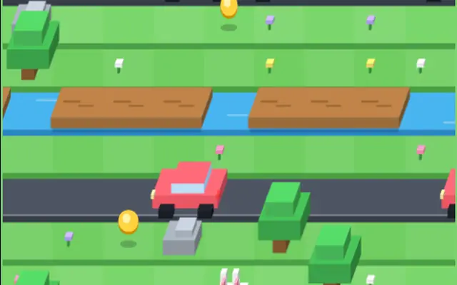 道路わたりうさぎ のプレイ画面